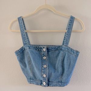 Goodnight Macaroon Denim Crop